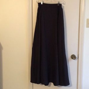 Long flowy black skirt